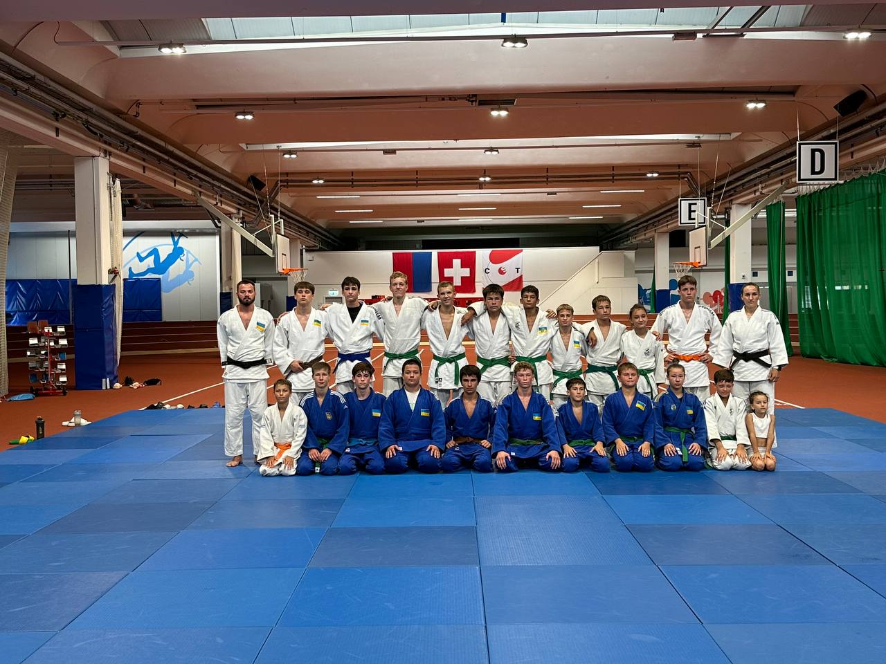 Зал в Швейцарії з дітьми Зал в Швейцарії з дітьми